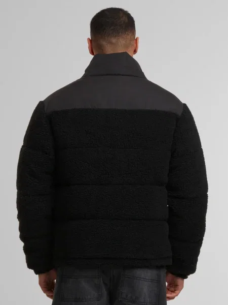 Urban Classics Jachetă fleece negru