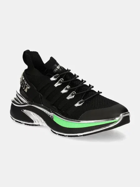 Sneakersy Plein Sport skórzane czarne