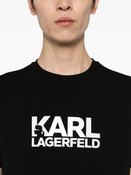 Μπλούζα Karl Lagerfeld με σχέδιο μαύρο