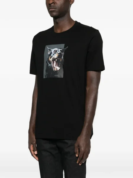 Tricou Boss cu imagine negru