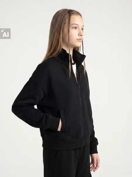 Dětska bomber bunda Sinsay černá