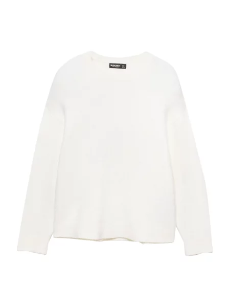 Pull&Bear Pulover alb