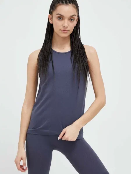 Топ за йога Casall тъмносиньо