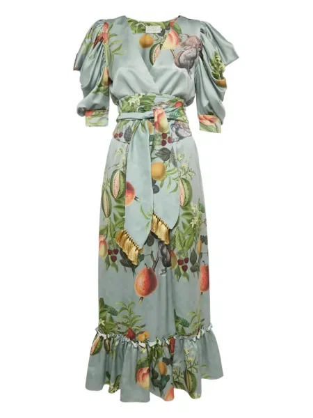 Rochie Eugenia Fernandez de costum verde