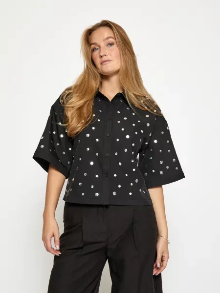 Peppercorn Tricou Laila' negru