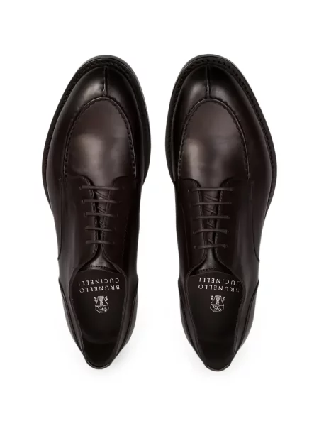 Pantofi loafer Brunello Cucinelli din piele maro
