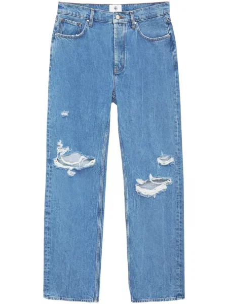 Blugi drepți Anine Bing albastru