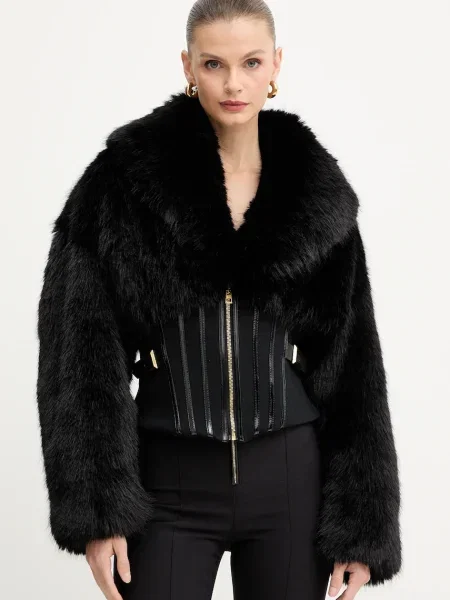 Geacă de tranziție Elisabetta Franchi negru