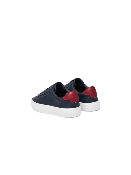 Sportcipők Tommy Hilfiger Premium Dress Cupsole Lth sötétkék