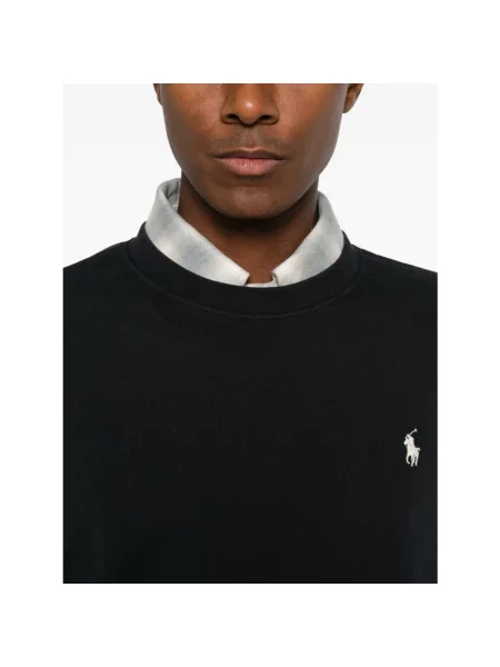 Dzianinowa bluza Polo Ralph Lauren czarna