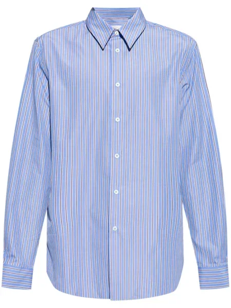 Pruhovaná košile Paul Smith modrá