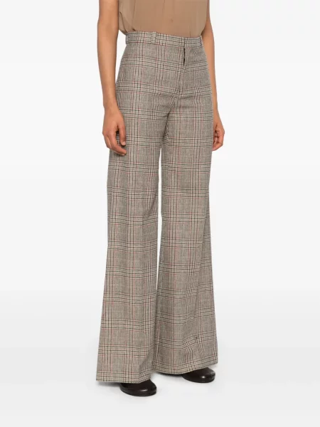 Pantaloni Chloé în carouri