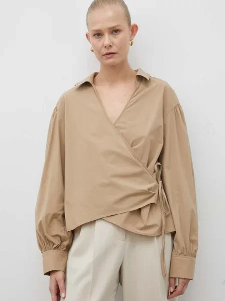 Halenka hladká béžová