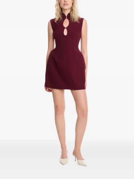 Rochie mini Axel 113 fără mâneci roșu