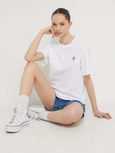 Kratka majica Converse bež