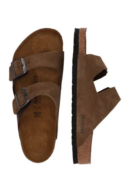 Šľapky Birkenstock hnedá
