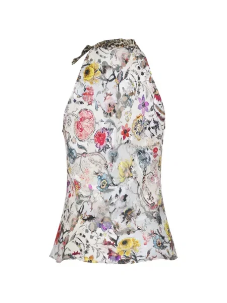 Top Roberto Cavalli cu imagine alb