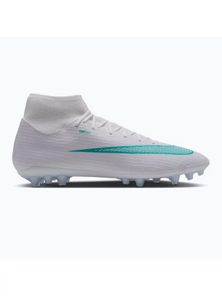 Încălțăminte de fotbal pentru bărbați Nike Mercurial Superfly 11 Academy AG white/dusty cactus alb