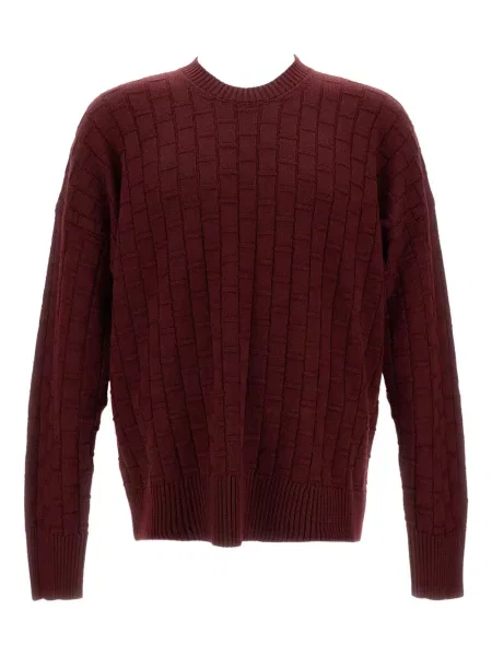 Pulover Plan C în carouri roșu