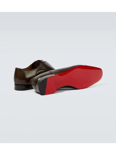 Oxford Christian Louboutin din piele negru