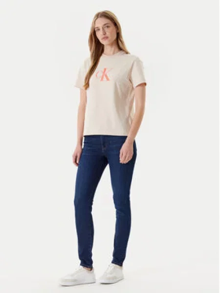 Calvin Klein Jeans Jeansy Tmavomodrá Skinny Fit