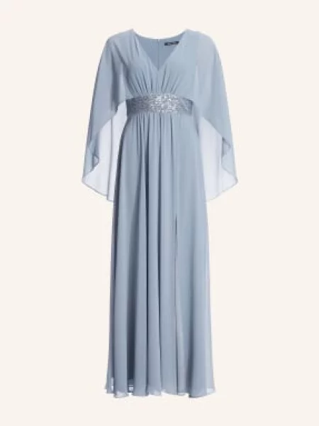 Swing Sukienka Wieczorowa Z Cekinami blau