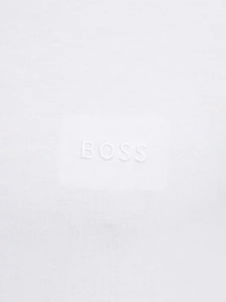 Футболка BOSS однотонний білий