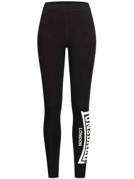LONSDALE Leggings Merridge negru alb