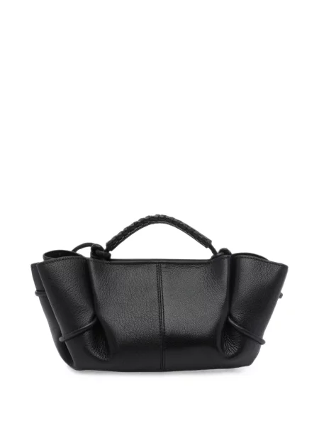Geantă shopper Hereu din piele negru