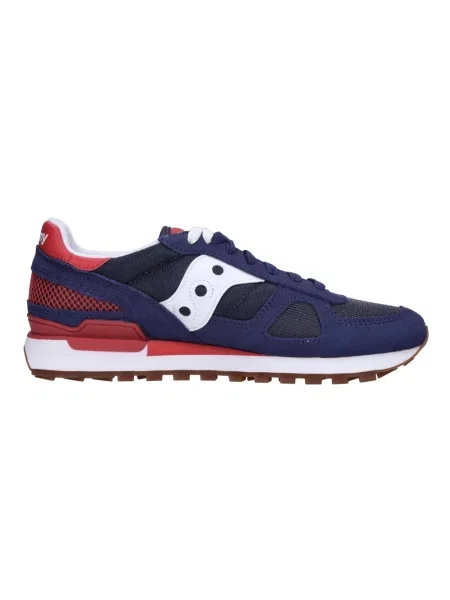 Sneakersy Saucony zamszowe niebieskie