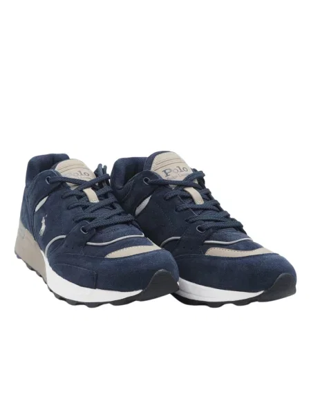 Sneakersy Ralph Lauren zamszowe niebieskie