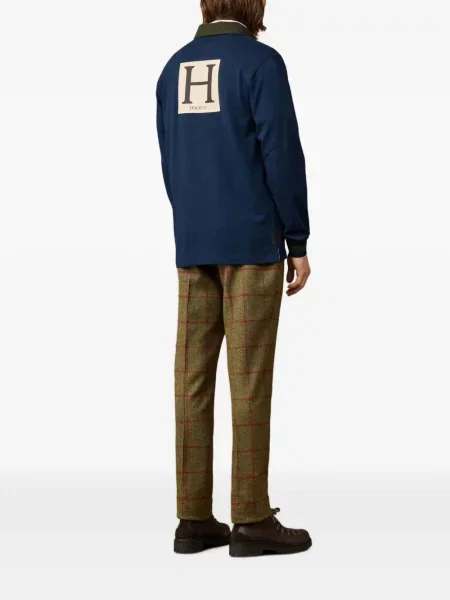 Hosszú pólóing Hackett London autogrammal kék