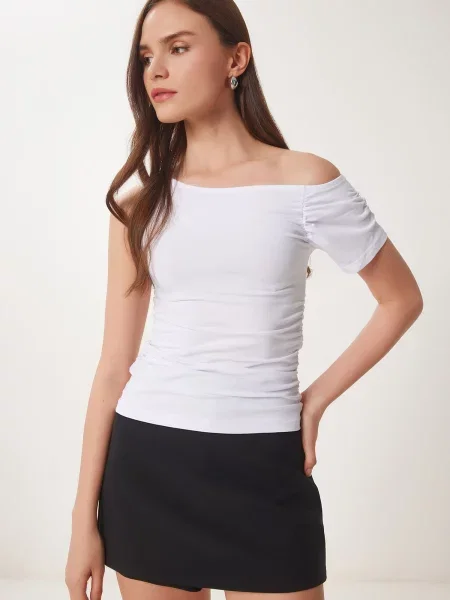 Happiness İstanbul Tricou alb