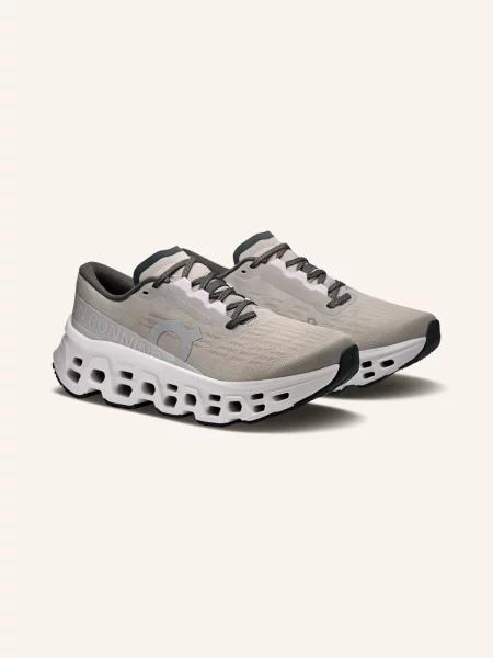 Buty do biegania On Cloudmonster 3 truffle/ivory beżowe