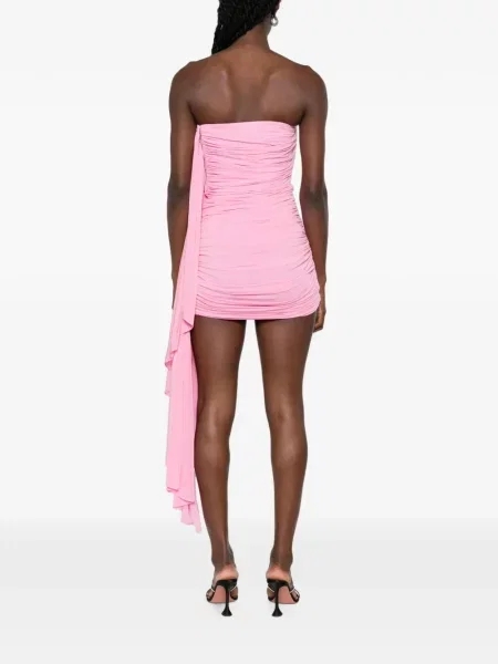 Rochie mini Alexander Wang cu volane roz