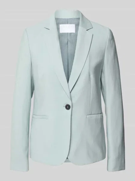 Żakiet z kołnierzem z klapami Jake*s Collection błękitna