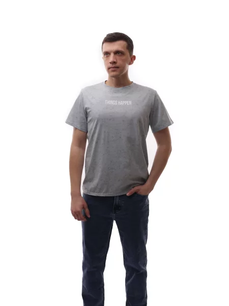 Футболка LUMO віскоза/поліестер блакитний