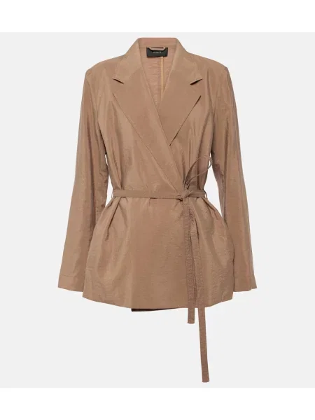 Sacou Joseph de mătase maro