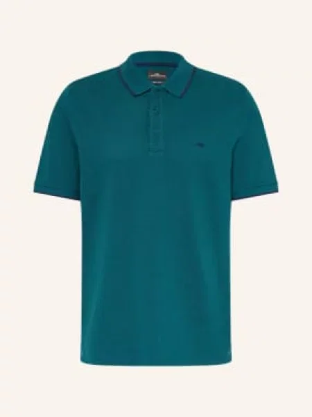 Fynch-Hatton Koszulka Polo Z Dzianiny Pikowanej O Kroju Regular Fit gruen granatowa