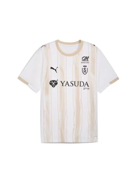 PUMA Młodzieżowa koszulka wyjazdowa Stade Reims Odzież biały