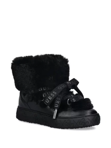 Botine Guess cu blană negru