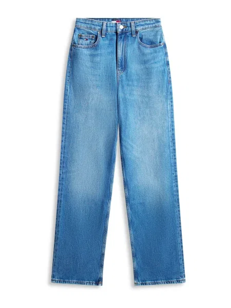 Tommy Jeans Τζιν High Rise Slim Straight ντένιμ μπλε