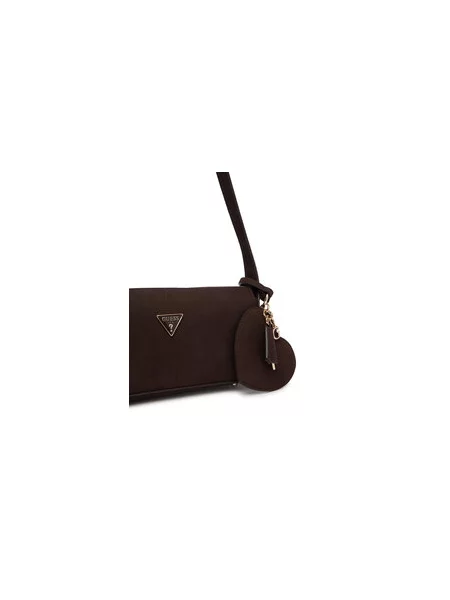 Guess Ročna torba Isobel Mini rjava