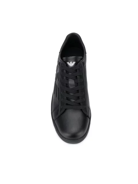 Emporio Armani Buty skórzane czarne