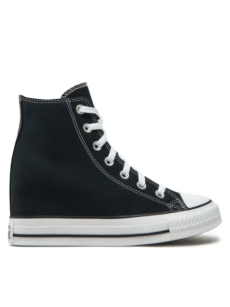 Tornacipő Converse Chuck Taylor All Star Wedge Platform fekete