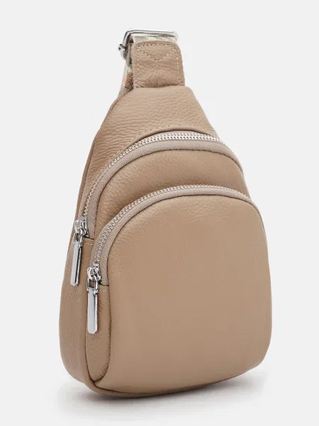 Borsa Leather Рюкзак Шкіра бежевий