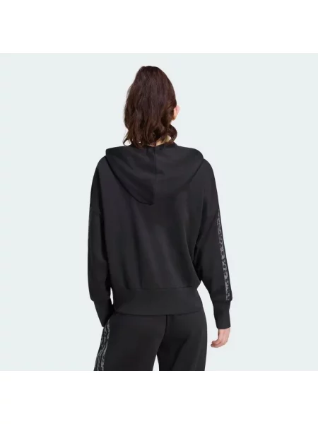 Bluza z kapturem zapinana na adidas Essentials czarna