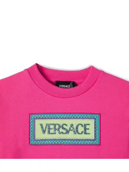 Gyerek melegítő felső Versace rózsaszín