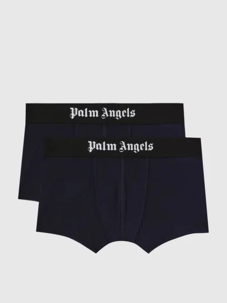 Набір синіх трусів-боксерів з логотипом Palm Angels сині