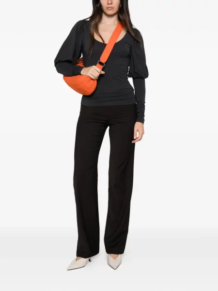 Top Paloma Wool de lână negru